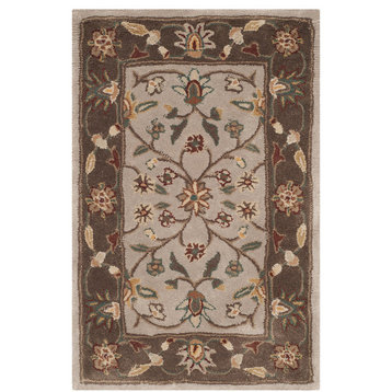 Safavieh Total Performance Tlp722B Rug, Ivory/Taupe, 3'x5'