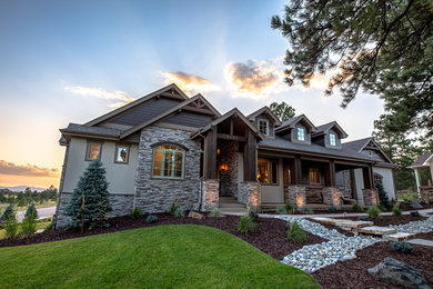 Traditional exterior home idea in Denver