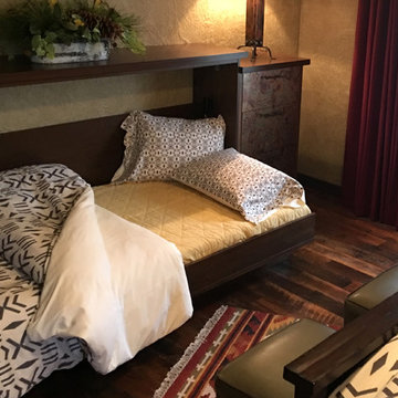 Rustic Bohemian Guest Bedroom