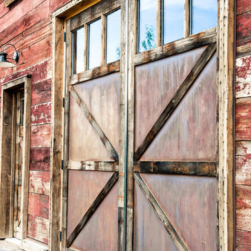 Faded Red Barn Wood Siding