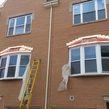 Copper Bay Windows & Copper Soffit Fascia - Chicago, IL