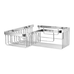 Filo 50013 Corner Shower Basket in Polished Chrome - Shower Caddies
