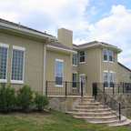 Creative Outdoor Stairs Options using Allan Block Retaining Walls