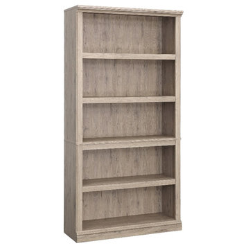 Sauder Select Engineered Wood 5-Shelf Bookcase in Laurel Oak