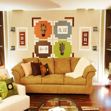 Global Inspired Living Room