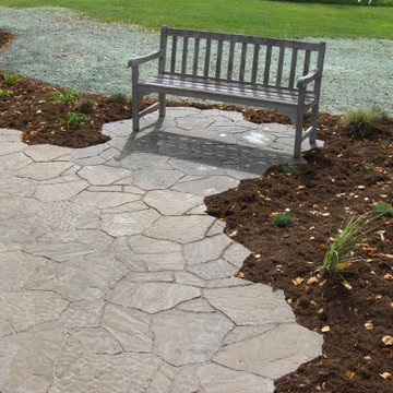 Pathway patio & sitting areas