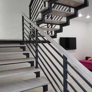 Лестница в стиле минимализм