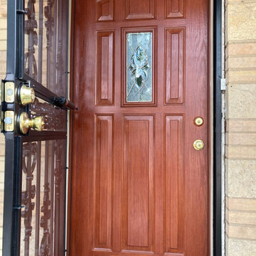 Steel Entry Door & Steel Security Storm Door