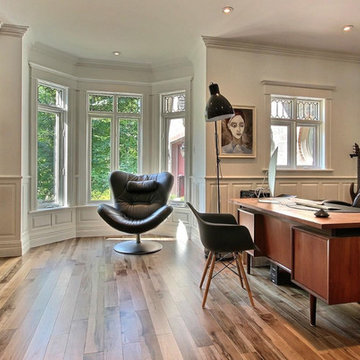 Organik Charm Hardwood Flooring - Home Office