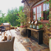 outdoor porches/kitchens