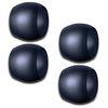Atmosfera Napkin Ring Plutone 4-Piece Set, Materic Cobalt