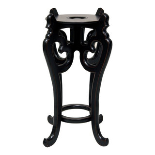 22" Tall Rosewood Fishbowl Stand - Elegant & Durable