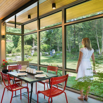 Modern Screen Porch Wellesley