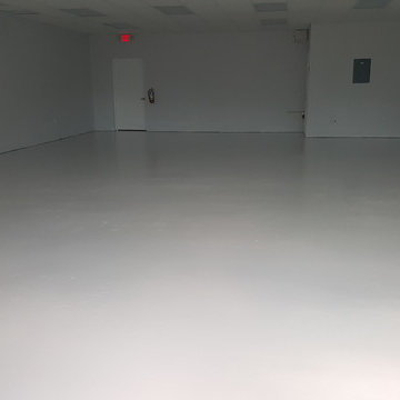 White Epoxy floor coating - After
