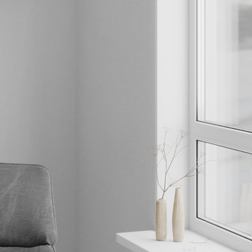 Minimalist Bedroom with Workspace