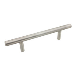 Cosmas - Cosmas 404-030SS Stainless Steel Slim Line Euro Style Bar Pull - Cabinet And Drawer Handle Pulls