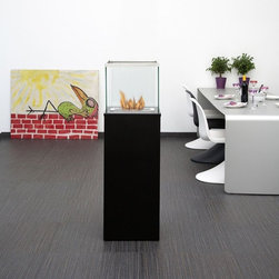 Bio-Blaze COLUMN 16'' x 50'' Freestanding Bio-Ethanol Fireplace BB-C - Indoor Fireplaces