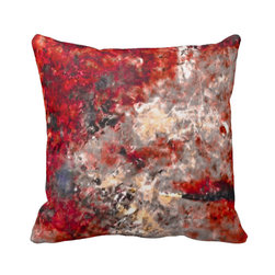 "White Fire" JTG Art Pillow - Decorative Pillows