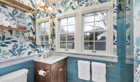 Bathroom of the Week: Proud as a Peacock in 40 Square Feet