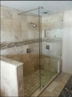 Best support bar options for our frameless shower?