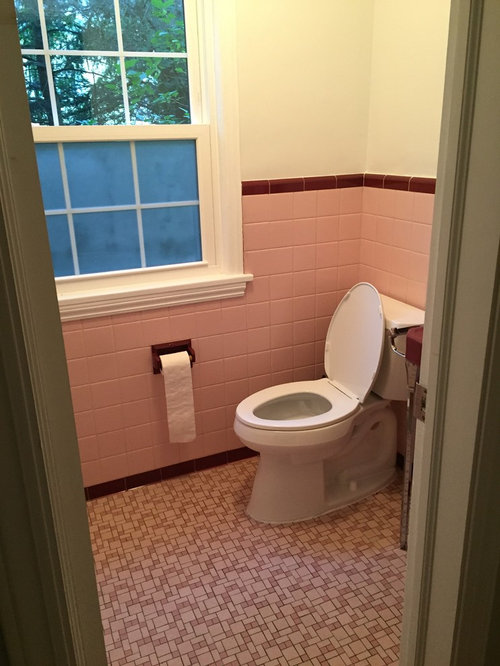 Kitchen Pink Tiles