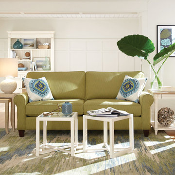 Casual, Beach Style Living Room