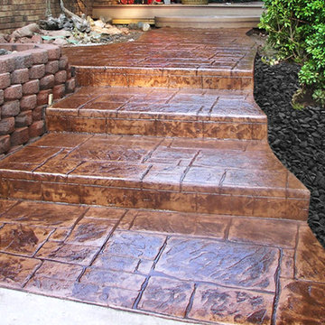 Colored and Stamped Concrete