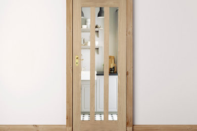 Oak Aston Clear Glass Internal Door