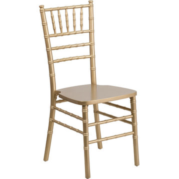 Flash Furniture Flash Elegance Gold Wood Chiavari Chair