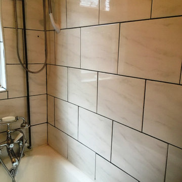 Flaking Grout Renovation in Levenshulme Bathroom