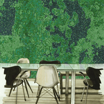 Heaven Sparkle Moss | Glass Mosaic | PIXL Mist Collection
