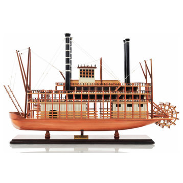 King Mississipi Wooden Handcrafted boat model