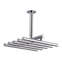 Vola 050A 3/4" Rainfall Showerhead with Arm and Rosette - Products