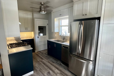 Inspiration for a transitional kitchen remodel in Denver