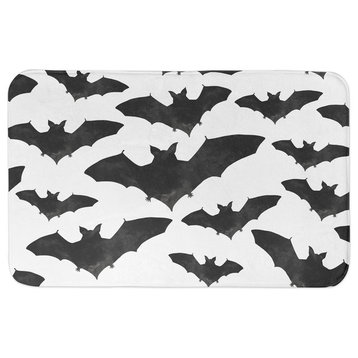 Bat Pattern 34x21 Bath Mat