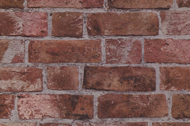 Red Brick Textured Wallpaper