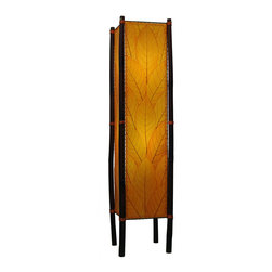 Eangee Home Designs Fortune Large Floor Lamp | Orange - Floor Lamps