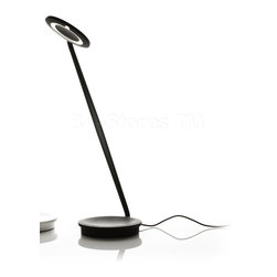 Pixo Contemporary Swivel Table Lamp in Graphite Finish - Floor Lamps