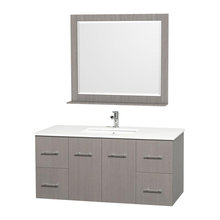 Powder room vanity