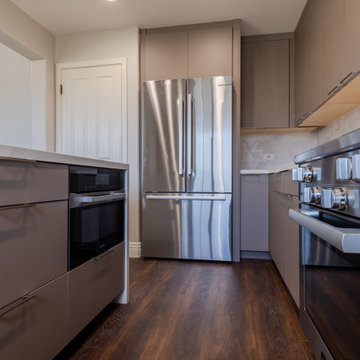 Saying goodbye to old cabinets and hello to a brand new kitchen.