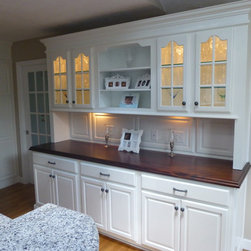 Custom Buffet Mahogany Wood Top by DeVos Woodworking - Kitchen Countertops
