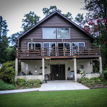 Stanardsville, VA Log Cabin - Steel Log Siding