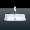 Under 730 Undermounted Bathroom Sink in Ceramic White 19.75"x11.75"