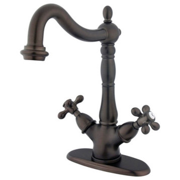 Kingston Brass KS149.AX Heritage 1.2 GPM 1 Hole Bathroom Faucet - Oil Rubbed