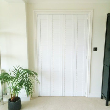 Divide a room with Plantation Shutters