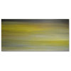 Large Yellow & Gray Original Seascape Abstract Canvas Contemporary/Modern Painti