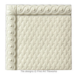 Fine Art Tileworks - Petite French Quilt 6x6 handmade tiles - Products