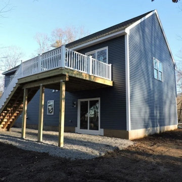 Siding Installation - James Hardie Lap Siding in Deep Ocean
