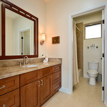 bathroom counters