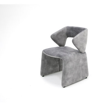 Modrest, Modern Linus Accent Light Gray Chair